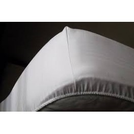 Fitted cotton mattress cover, double bed size